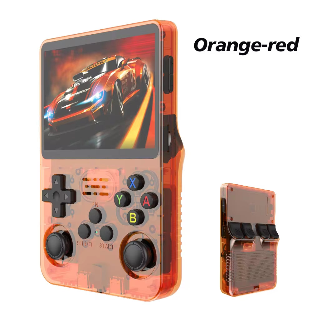 R36S Retro Handheld Video Game Console with Linux System, 3.5-Inch IPS Screen, and 64GB Preloaded Games