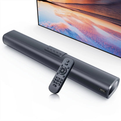 S20L 2.1 Channel Sound Bar with Built-In Subwoofer, 3D Surround Sound System for TV, 50W Home Theater Audio, HDMI ARC, Bluetooth, Optical, RCA, USB & AUX, Wall Mountable