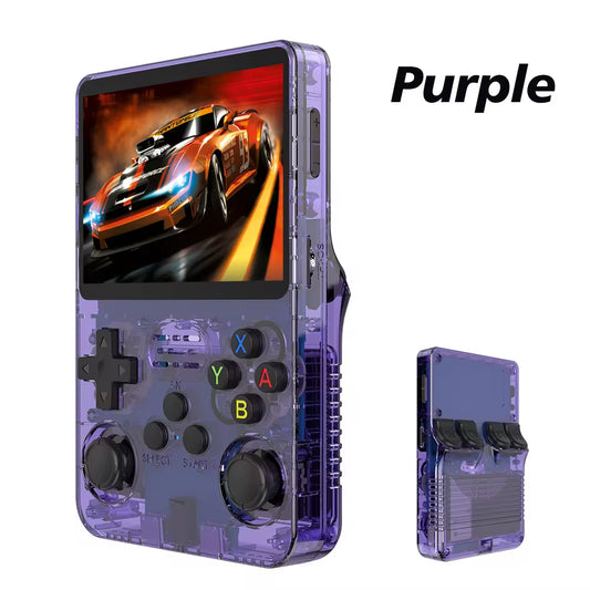 R36S Retro Handheld Video Game Console with Linux System, 3.5-Inch IPS Screen, and 64GB Preloaded Games
