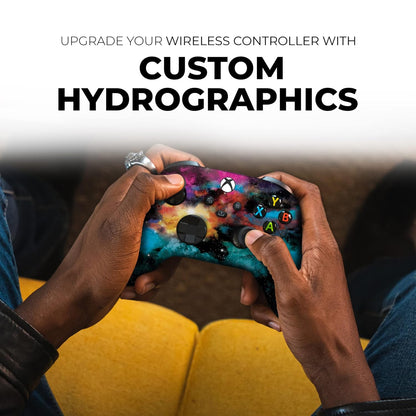 Galaxy Custom Wireless Xbox Controller Compatible with Xbox One and Xbox Series X/S | Proudly Customized in the USA with Durable Hydro-Dip Printing (MODDED)