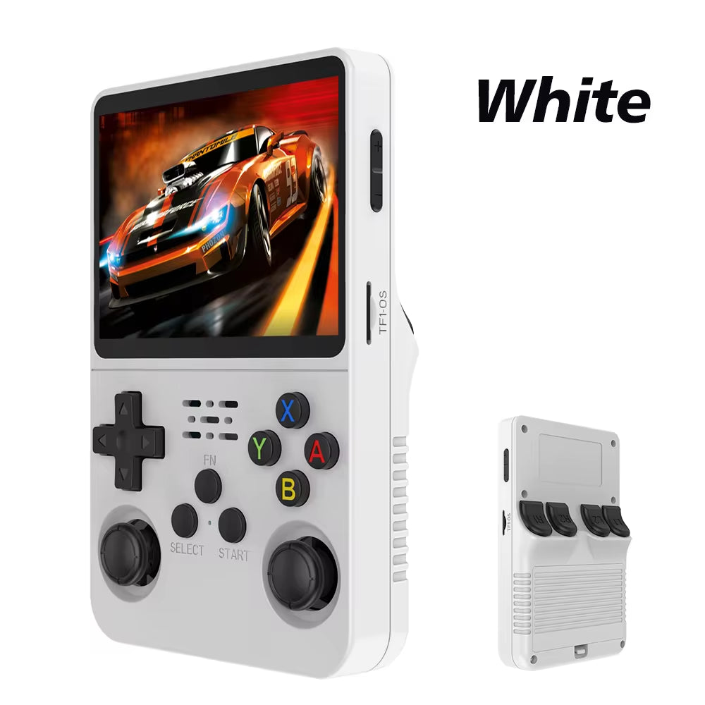 R36S Retro Handheld Video Game Console with Linux System, 3.5-Inch IPS Screen, and 64GB Preloaded Games
