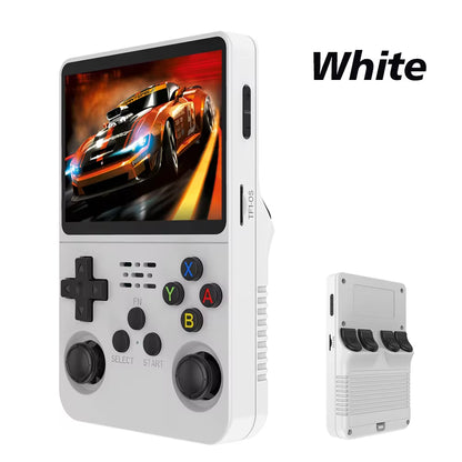 R36S Retro Handheld Video Game Console with Linux System, 3.5-Inch IPS Screen, and 64GB Preloaded Games