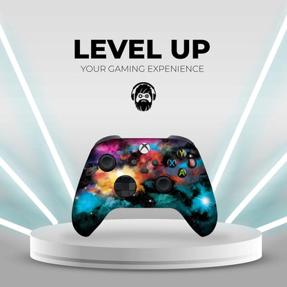 Galaxy Custom Wireless Xbox Controller Compatible with Xbox One and Xbox Series X/S | Proudly Customized in the USA with Durable Hydro-Dip Printing (MODDED)
