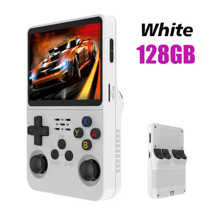 R36S Retro Handheld Video Game Console with Linux System, 3.5-Inch IPS Screen, and 64GB Preloaded Games