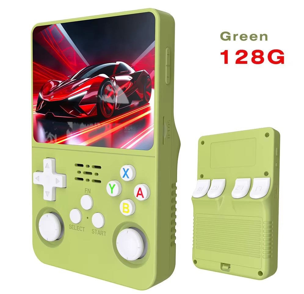 R36S Retro Handheld Video Game Console with Linux System, 3.5-Inch IPS Screen, and 64GB Preloaded Games
