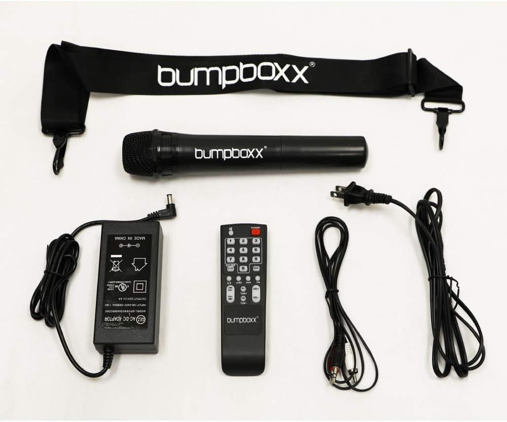 Bluetooth Portable Speaker Boombox Flare8 NYC Graffiti | Retro Boombox with Bluetooth Speaker | Rechargeable Lithium Battery | Includes Wireless Microphone, Carrying Strap & Remote Control
